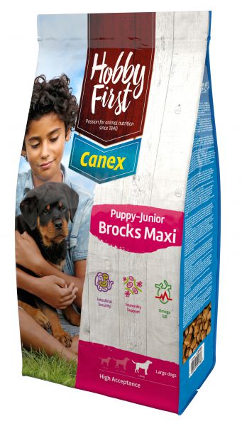Hobbyfirst canex puppy/junior brocks maxi hondenvoer
