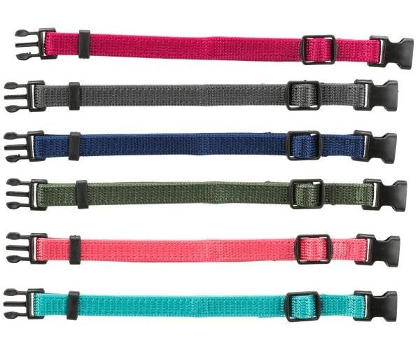 Trixie puppy halsband voor hondset fuchsia/grafiet/indigo/groen/koraal/blauw