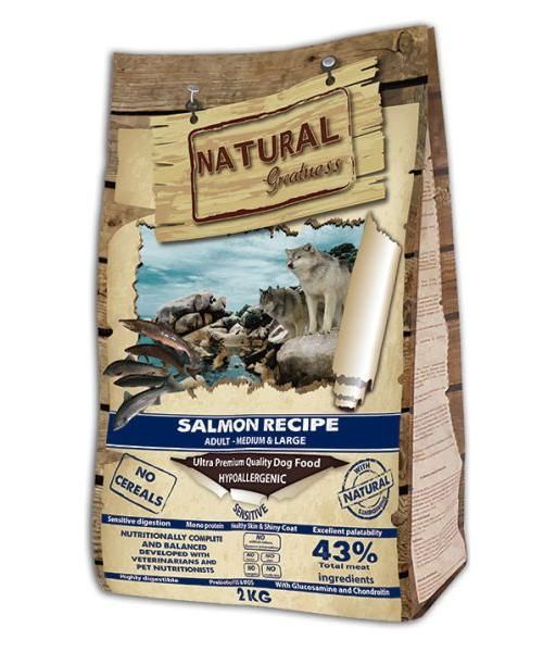 Natural Greatness Salmon Sensitive Medium Hondenvoer