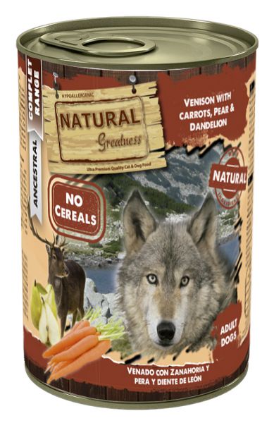 Natural greatness venison / carrots hondenvoer