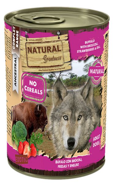Natural greatness buffalo / broccoli hondenvoer