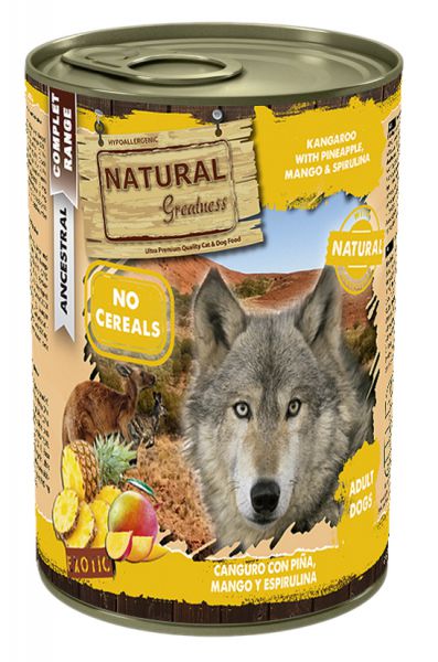 Natural greatness kangaroo / pineapple hondenvoer