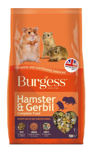 Burgess hamster & gerbil complete