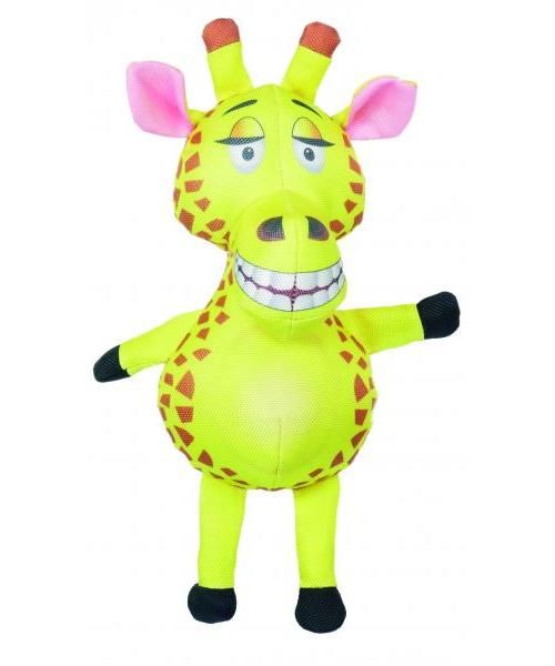 Safari giraf van stevig nylon geel