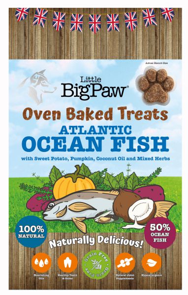 Little big paw oven baked treats fish