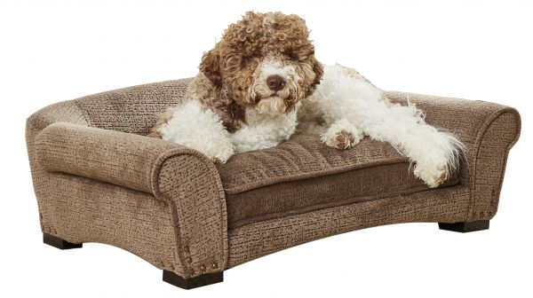 Enchanted hondenmand sofa harper arch bruin