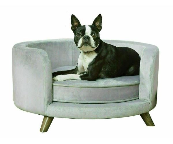 Enchanted hondenmand sofa rosie grijs