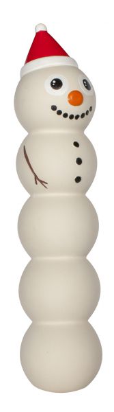 Petbrands latex sneeuwpop met piep