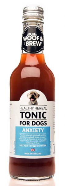 Woof&brew anxiety herbal tonic hondenvoer