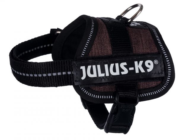Julius k9 power-harnas voor hond / tuig voor  voor labels mokka