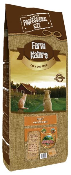 Farm nature chicken / rice hondenvoer