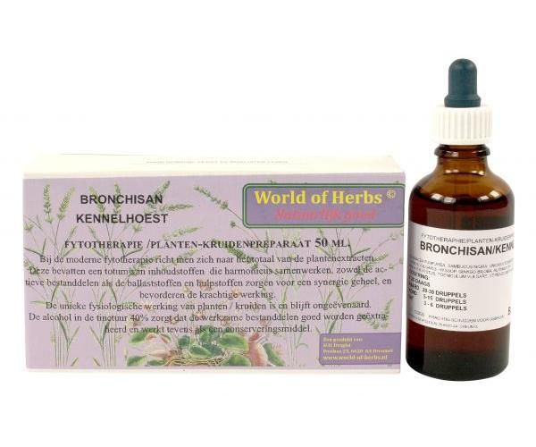 World of herbs fytotherapie bronchisan kennelhoest