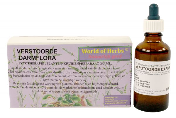 World of herbs fytotherapie verstoorde darmflora