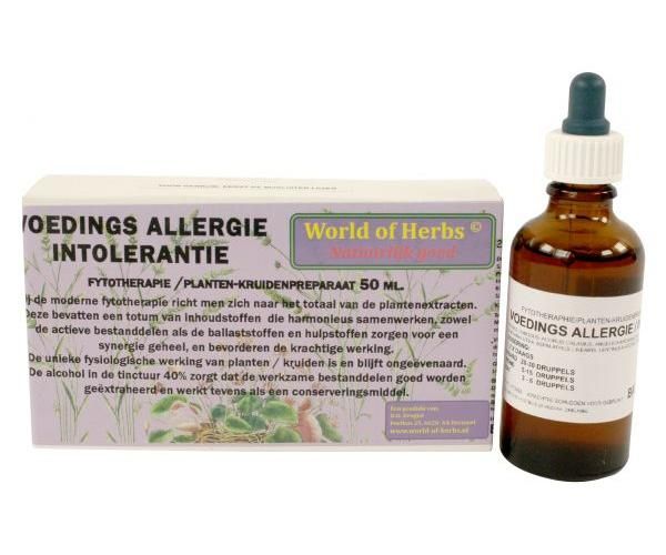 World of herbs fytotherapie voedingsallergie / intolerantie