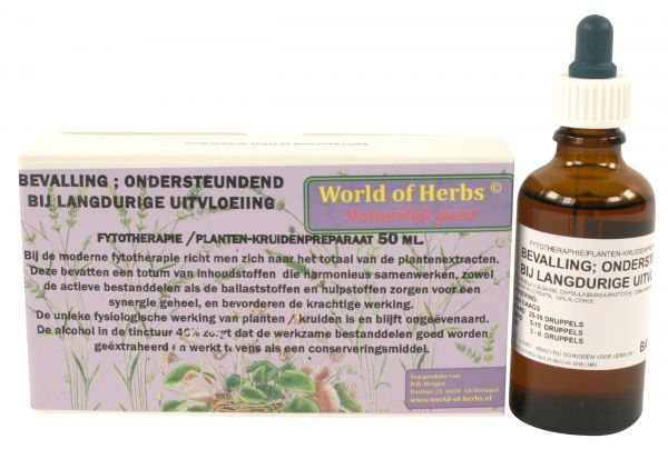 World of herbs fytotherapie bevalling bij langdureige uitvloeiing