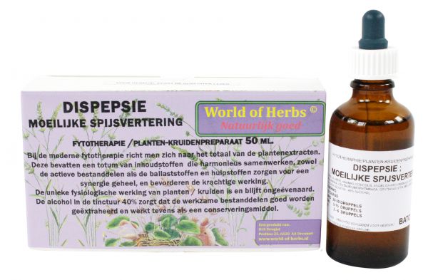 World of herbs fytotherapie dyspepsie moeilijke spijsvertering