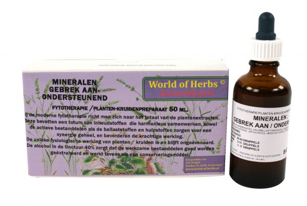 World of herbs fytotherapie mineralen gebrek