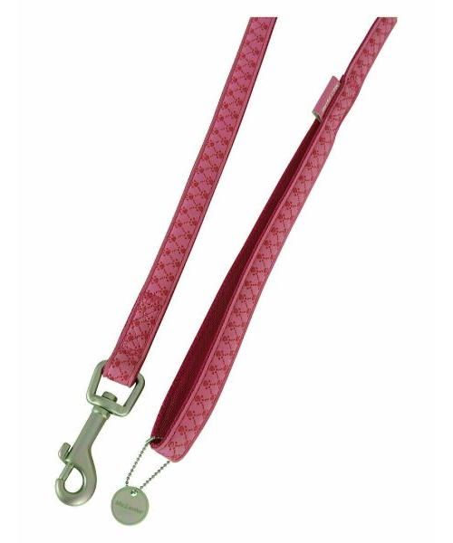 Macleather looplijn voor hond roze