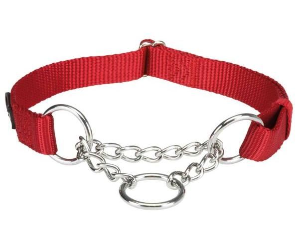 Trixie halsband voor hond  premium halfslip halsband voor hond rood