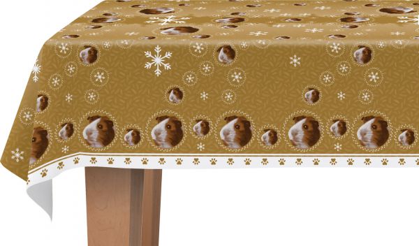 Plenty gifts tafellaken kerst cavia