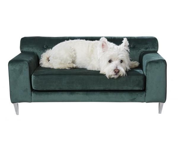 Enchanted hondenmand / sofa martine emerald groen