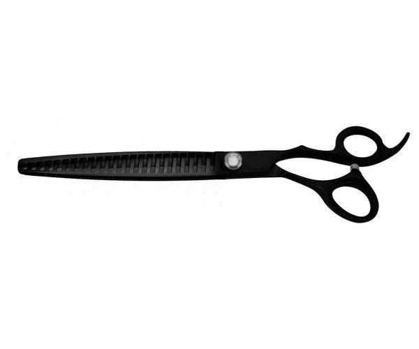 Optimum professional effileerschaar enkel zwart