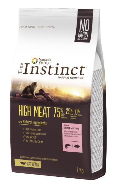 True instinct high meat salmon / tuna kattenvoer