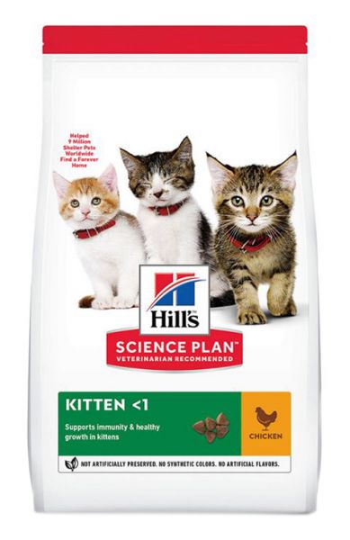 Hill's feline kitten healthy development kip kattenvoer