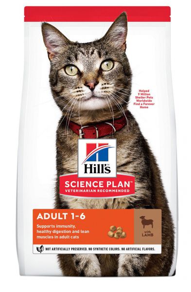 Hill's feline adult optimal care lam kattenvoer