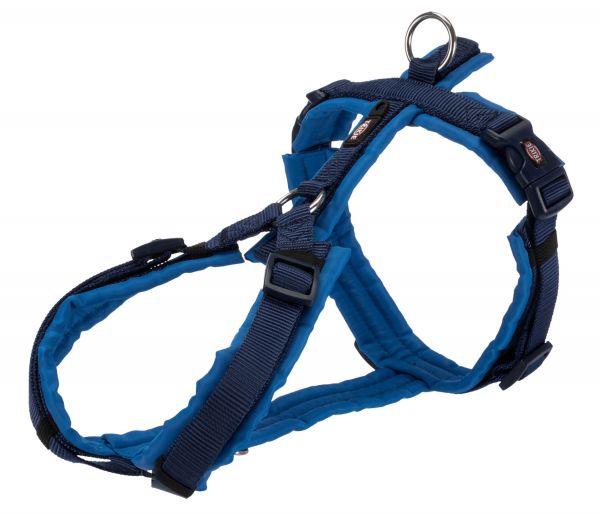 Trixie tuig voor hond premium trekking indigo / royal blauw