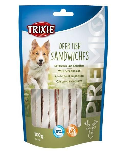 Trixie premio deer fish sandwiches