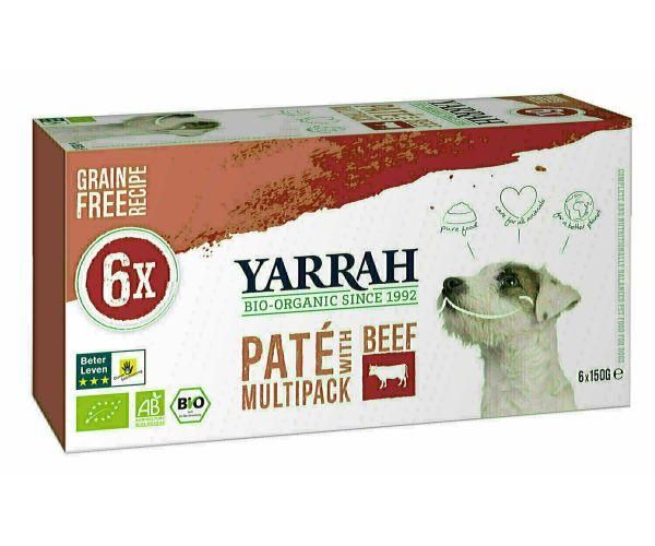 Yarrah dog alu pate multipack beef / chicken hondenvoer