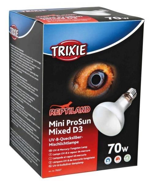 Trixie reptiland mini prosun mixed d3 uv-b lamp zelfstartend