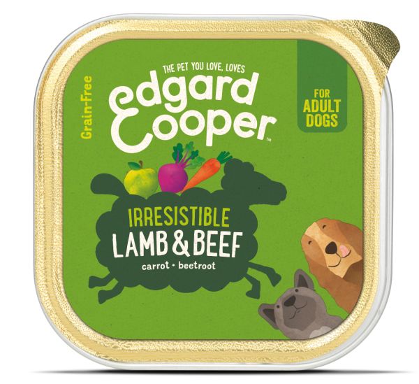 Edgard & cooper lam / rund kuipje graanvrij hondenvoer