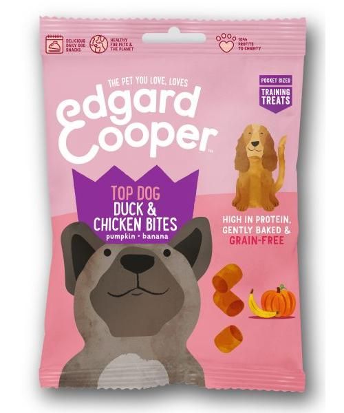 Edgard & cooper bites eend / kip graanvrij hondensnack