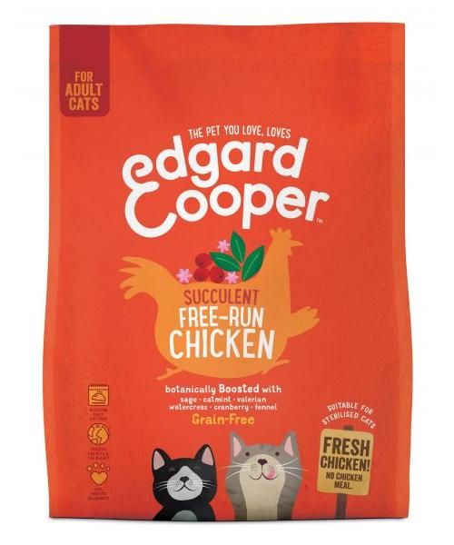 Edgard & cooper adult scharrelkip graanvrij kattenvoer
