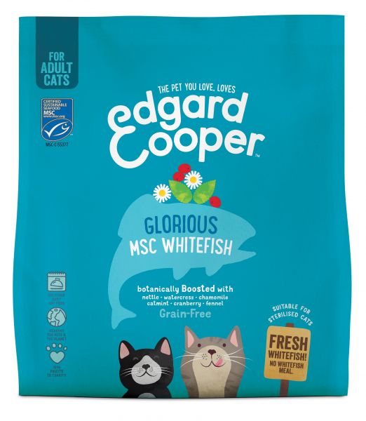Edgard & cooper adult msc witvis graanvrij kattenvoer