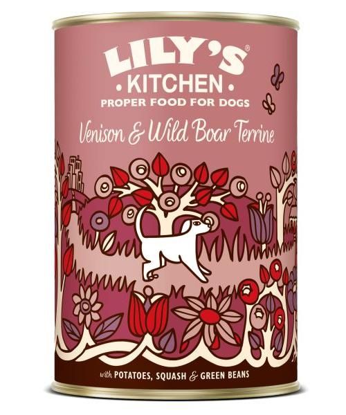 Lily's kitchen dog venison wild boar terrine hondenvoer