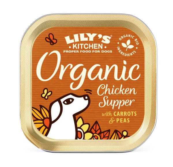 Lily's kitchen dog organic chicken supper hondenvoer