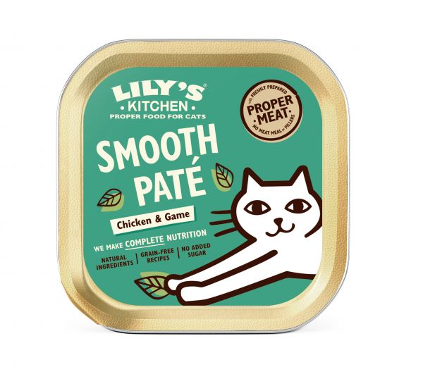 Lily's kitchen cat smooth pate chicken / game kattenvoer