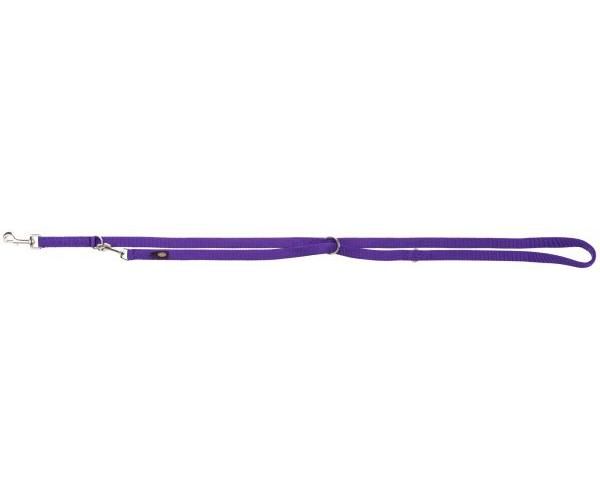 Trixie hondenriem premium verstelbaar tweelaags violet paars