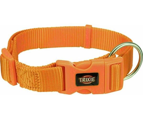 Trixie halsband voor hond  premium papaya oranje