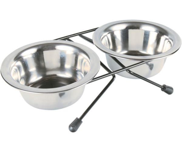 Trixie Voer / Waterbak-set Rvs / Metaal