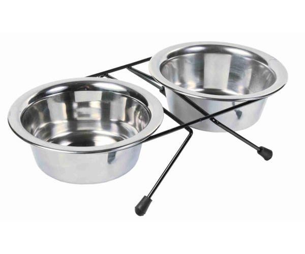 Trixie Voer / Waterbak-set Rvs / Metaal