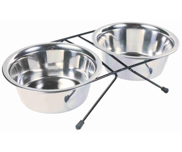 Trixie Voer / Waterbak-set Rvs / Metaal