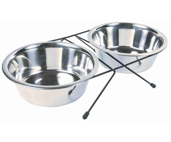 Trixie Voer / Waterbak-set Rvs / Metaal