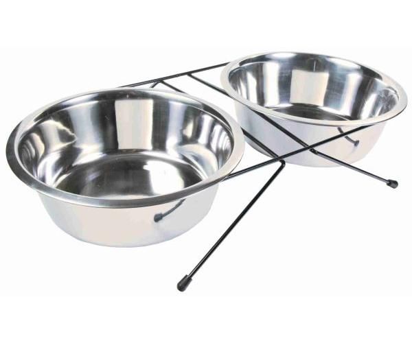Trixie Voer / Waterbak-set Rvs / Metaal