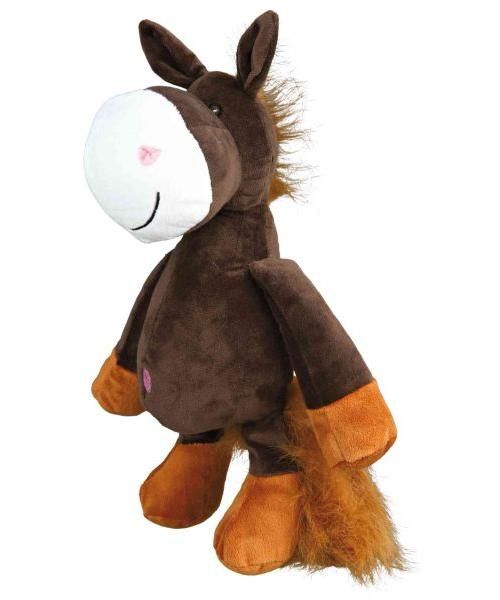 Trixie pluche paard met dierengeluid