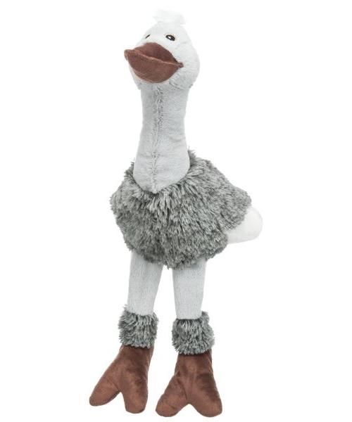 Trixie pluche struisvogel met geluid
