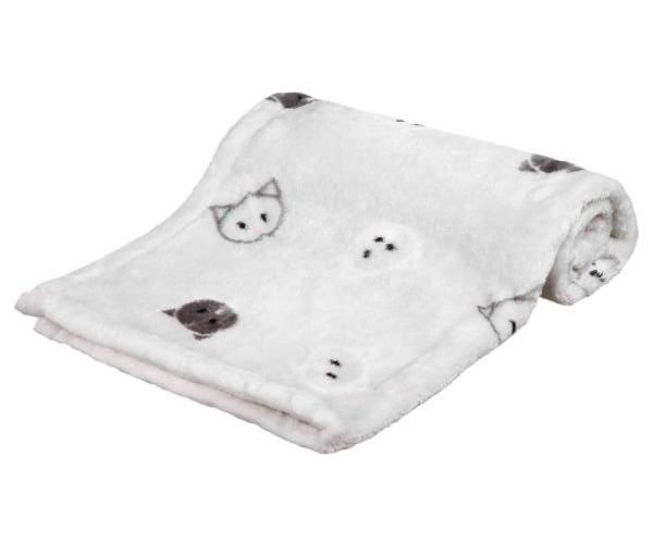 Trixie deken mimi softpluche lichtgrijs